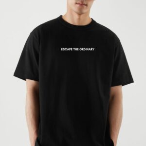 Escape - Black Oversize Tshirt